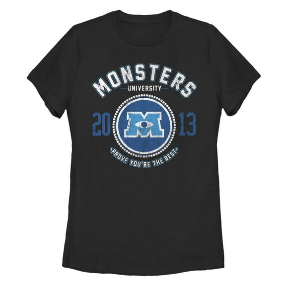 Women's Monsters Inc Best College Logo Graphic T-Shirt