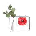 thumbnail image 1 of Pintura acuarela flor roja amapola Marco De Metal Florero De Cerámica Decoración, 1 of 4