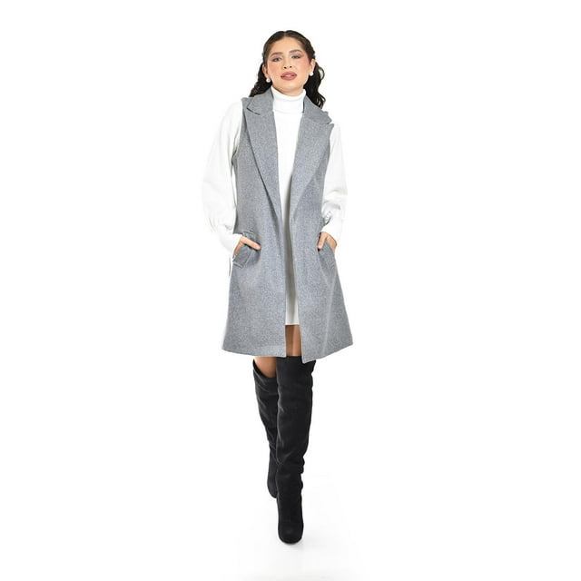Chaleco con solapa Roman Fashion /Juvenil, 2953 (Gris) gris CH