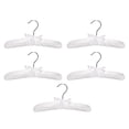 thumbnail image 2 of 15pcs Luxury Satin-padded Children's Clothes Kids' Cloth Hook Hanger Wardrobe Organiser--white, 2 of 5