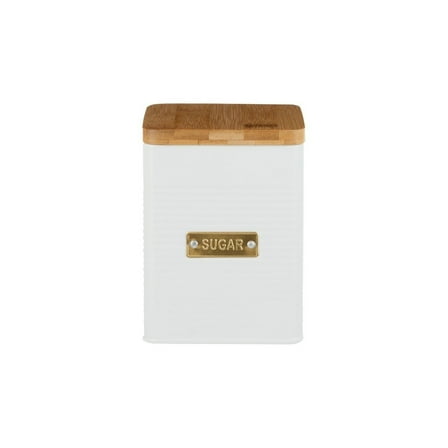 Typhoon Otto Square 1.7-Quart Sugar Canister | White