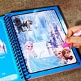 thumbnail image 4 of Juego de juguetes para dibujar y pintar con agua de la princesa Elsa de Frozen para niñas, grafiti, dibujos animados de Disney, Minnie Mouse, libro mágico de acuarela, regalos, 4 of 5