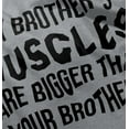 thumbnail image 5 of Funny Younger Sibling Big Brother Toddler Boy Girl T Shirt Infant Toddler Brisco Brands 12M, 5 of 6