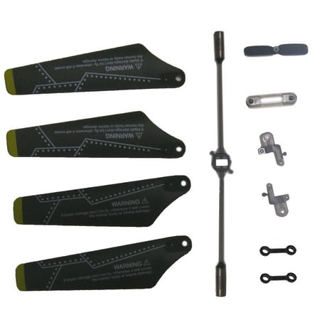 - S102g Full Set Replacement Parts, Main Blades, Tail Blade, Balance Bar, Spare Main Grips,connect Buckle, Replacement parts for syma s102g.., By SYMA