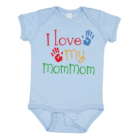 

Inktastic I Love My MomMom Gift Baby Boy or Baby Girl Bodysuit