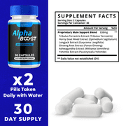 Alpha Boost Support Formula Pills Advanced Alphaboost Supplement 30 Servings