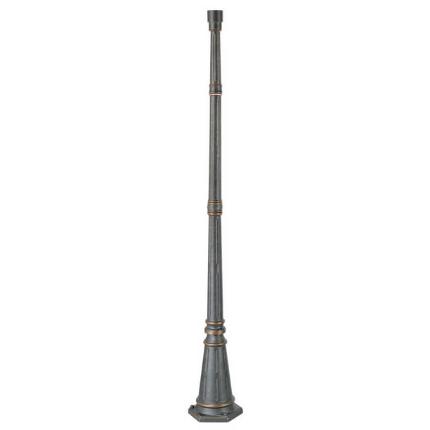 John Timberland Traditional Outdoor Light Post And Cap Base Veranda Bronze 76 3 4 For Exterior Garden Yard Porch Walkway Com Cap Base Veranda Bronze 76, Outdoor Light Base