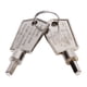 thumbnail image 1 of Llave De Congelador, Llave De Puerta De Congelador De Metal De aleación De Aluminio Pentagonal Compacta De 2 Piezas Fácil De Usar Para Refrigerador, 1 of 7