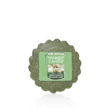 YANKEE CANDLE Snow Dusted Bayberry Leaf Wax Tart New Release USA Rare Christmas 