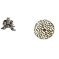 thumbnail image 1 of Figuras de búho,Figuras de búho,animales artificiales,artesanías,decoración del hogar,Escultura para colgar en la pared,Decoración de pared de metal para sala de estar,dormitorio y, 1 of 8