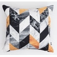 thumbnail image 2 of Ada Home Decor Decorative Square Throw Pillow 16" x 16", Marble Chevron Printed, 2 of 6