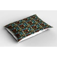 thumbnail image 2 of Ambesonne Marine Pillow Sham, Ornamental Sea Life, 26" X 20", Multicolor, 2 of 2