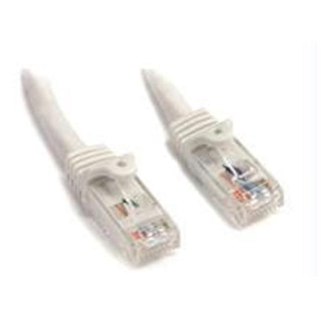 Câble Patch Utp Cat6 Sans Accroc Blanc 15 Pieds