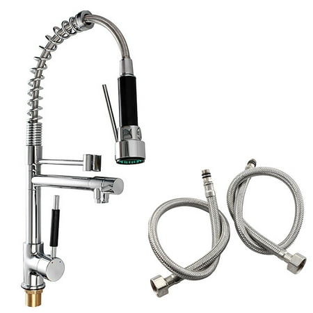 Oil Rubbed Bronze Kitchen Pull Down Faucet Sprayer Sink Single Handle Mixer (Best Price Kitchen Mixer Taps)