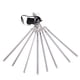 thumbnail image 2 of Uuiauoio Bright LED Hollow Meteor Shower Tube Light String for Holiday Party Wedding Decoration, 2 of 5