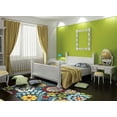 thumbnail image 2 of Linon Trio Frond Hand Tufted Polyester 1'10"x2'10" Rug in Blue, 2 of 3