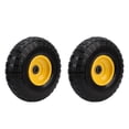 thumbnail image 2 of Solid Rubber Tire, 2PCS Rubber Wheel Tire 10 Inch  for Lawn Mowers, 2 of 7