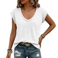 thumbnail image 6 of yillto Womens Short Sleeve Shirts Crewneck Basic Casual Loose Summer Tshirts Lightweight Soft Tops, 6 of 7