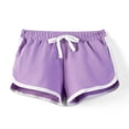 thumbnail image 3 of WMTBSRSW Big Girls Athletic Shorts Striped Drawstring Shorts Kids Running Sport Boxer Short Cycling Gym Cotton Soft Dolphin Shorts 7-14 Years, 3 of 3