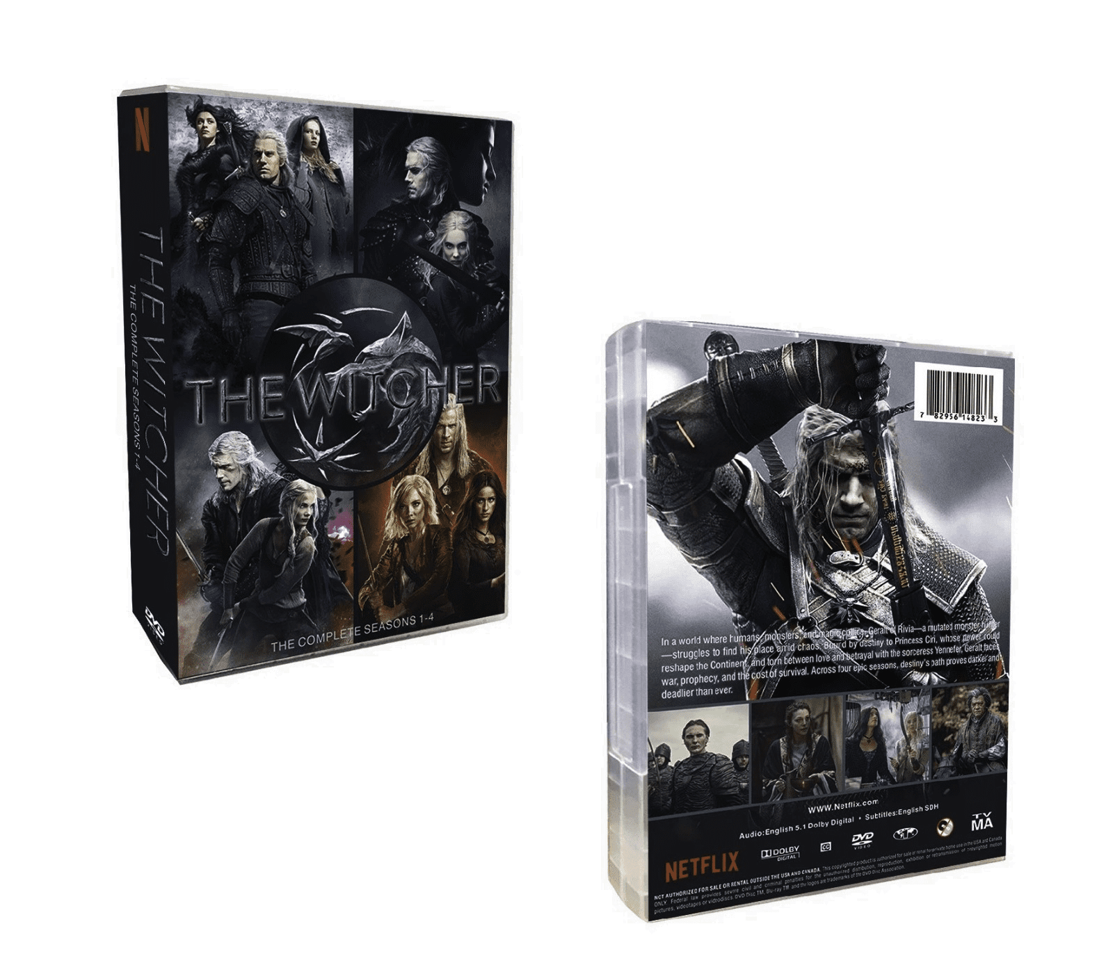 The Witcher Complete Series Seasons 1-3 Box Set (DVD) - Walmart.com