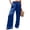 Purple, variant on Gaukiv Womens Satin Drawstring Pants Silky Wide Leg Lounge Trousers Red S