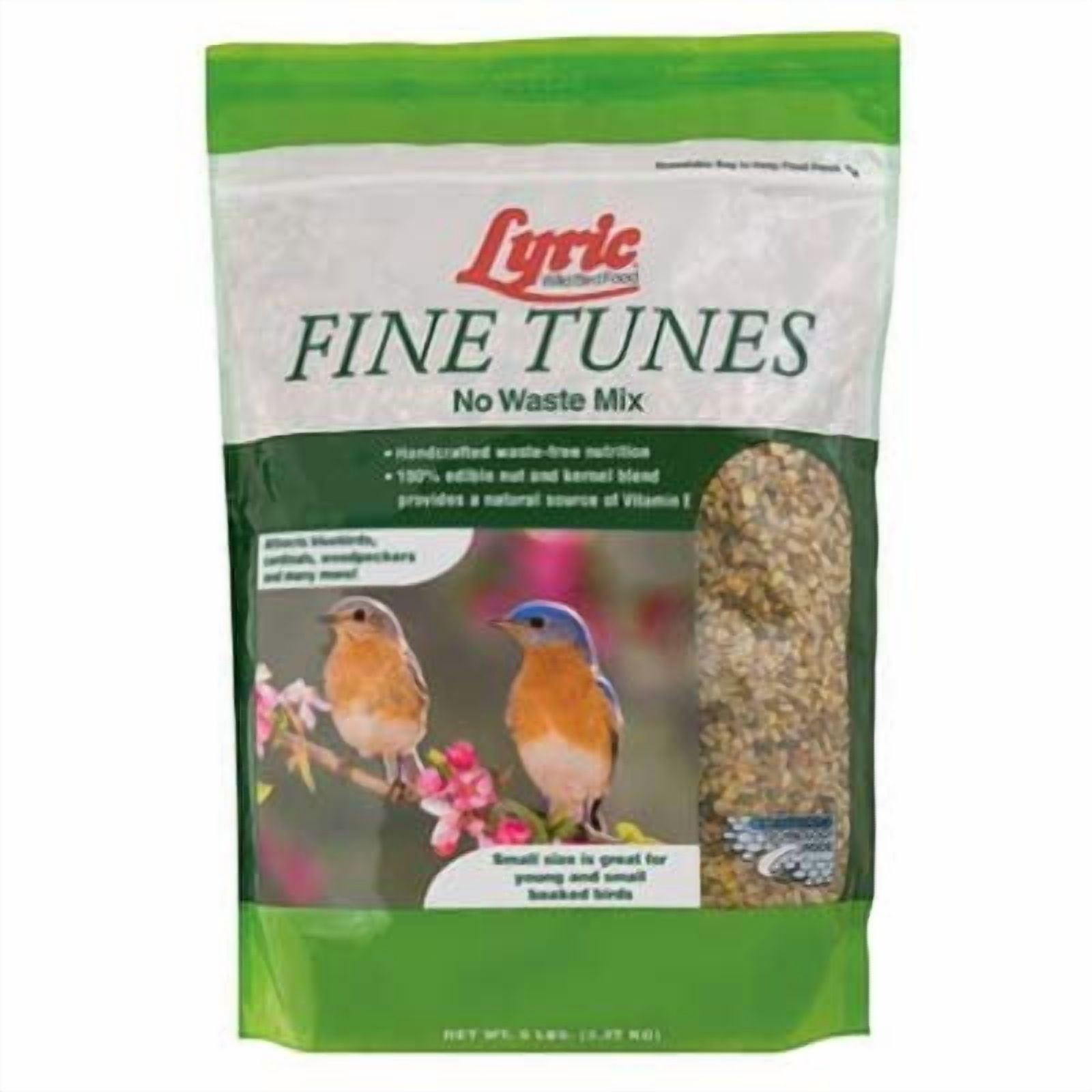 Lyric 2647409 Fine Tunes Wild Bird Food, No Waste Mix, 5 Lbs. - Quantity 8