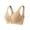 Khaki, variant on Front Close Bras for Older Women, Women's Front Closure Full Coverage Supportive Bra Soft Post Surgery Mastectomy Bra No Wire Bras for Women Light Pink XL