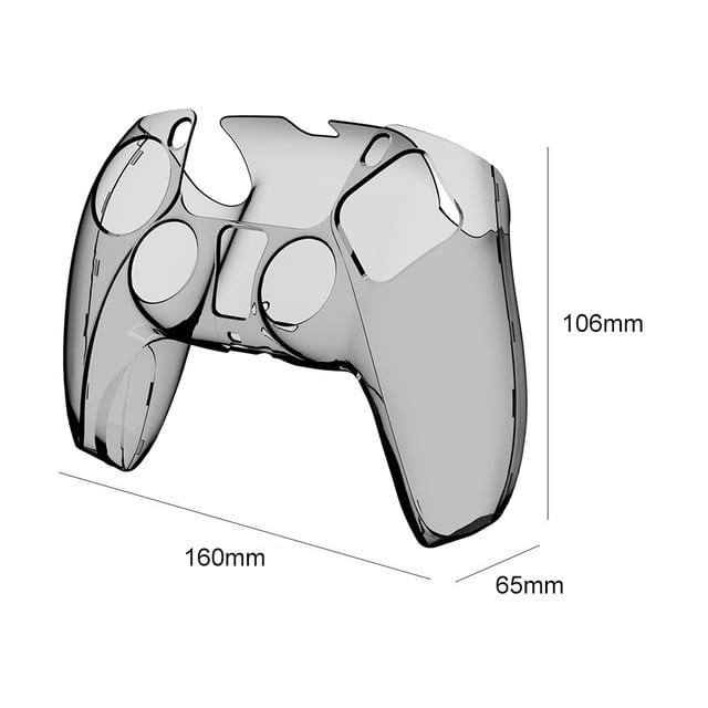 Soporte del controlador Controlador transparente Shell Skin Slim para Sony Switch Console Tmvgtek Para estrenar