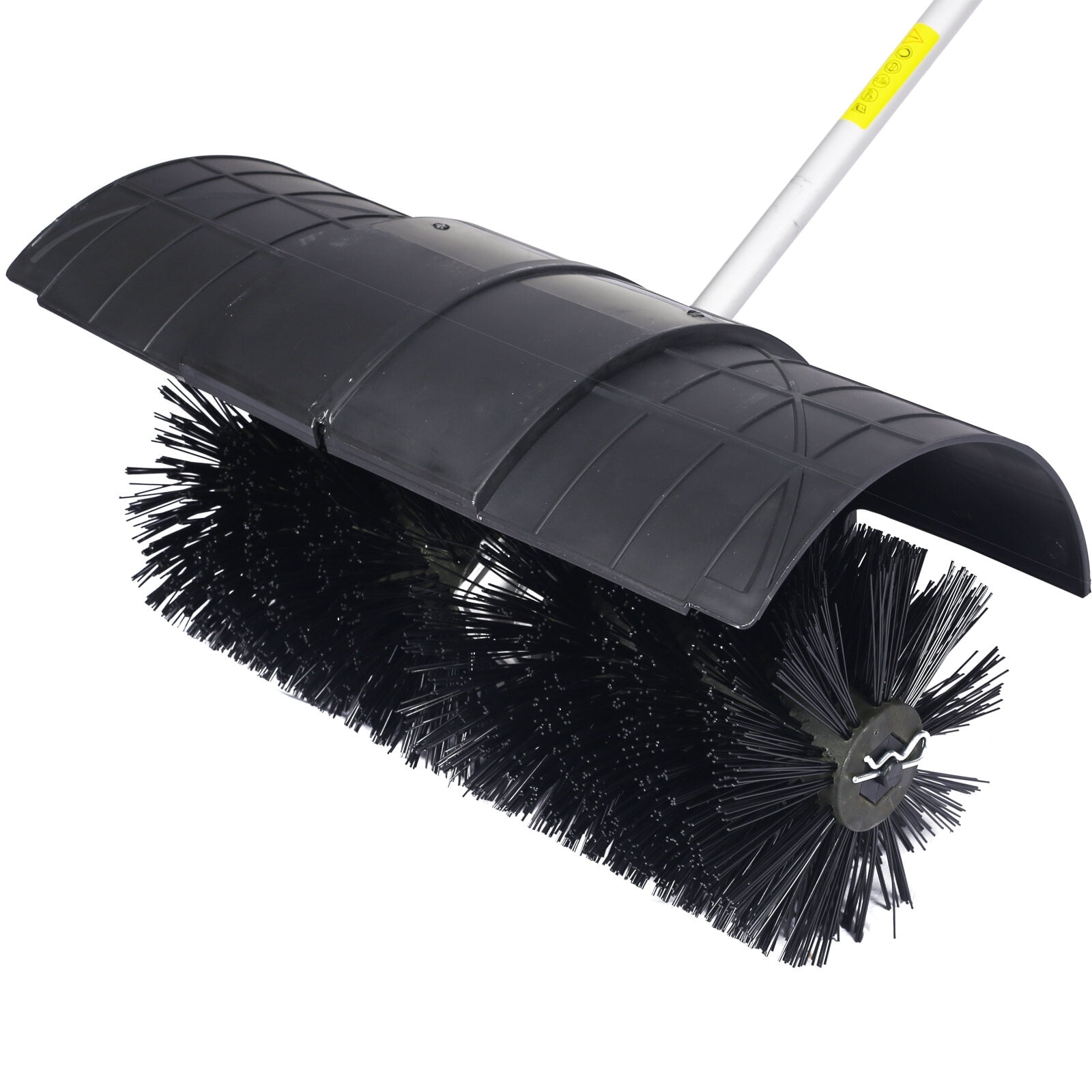 52cc Gas-Powered Snow Sweeper & Broom - 21" Wide Orange EPA-Certified 2-Stroke Snow Brush