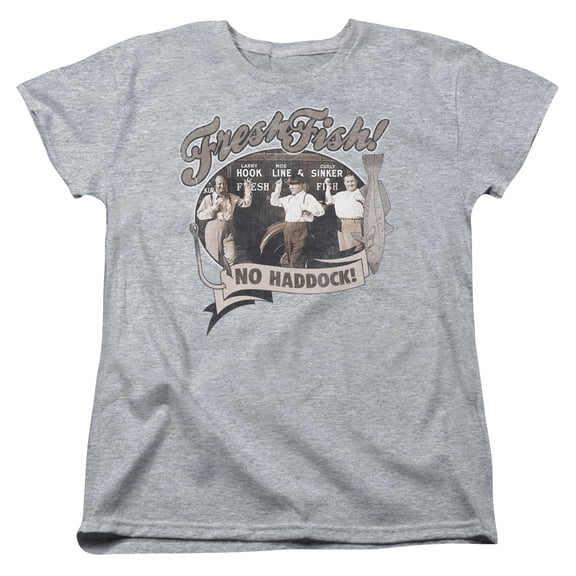 Three Stooges - Fresh Fish - Women's Short Sleeve Shirt - X-Large