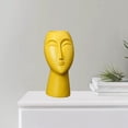 thumbnail image 3 of Jarrones decorativos de rostro . Florero de cerámica de pntas Amarillo Zulema Jarrón de ceramica, 3 of 8