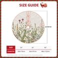 thumbnail image 2 of Sikiie Herbs and Wildflowers Nativity Christmas Tree Skirt, Jesus Christian Winter Holiday Tree Mat Decoration(30-48IN)48", 2 of 6