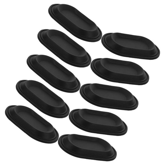 Worgeous 10 Pcs Suitcase Bottom Studs Luggage Foot Covers Travel Black