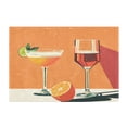 thumbnail image 7 of Yayeee Bath Rug for Bathroom Floor Non Slip Rectangle Fluffy Soft Absorbent Mat, 16"x24", Orange Glasses, 7 of 7