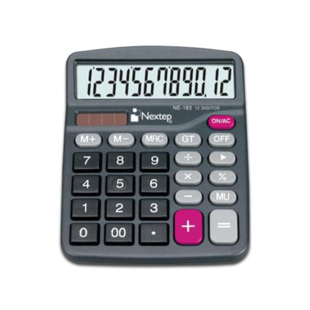 Calculadora Nextep NE-183 de 12 dígitos. Nextep NE-183