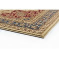 thumbnail image 5 of Sensation Transitional 2' x 10' Ivory and Scarlet Polypropylene Indoor Area Rug, 5 of 7