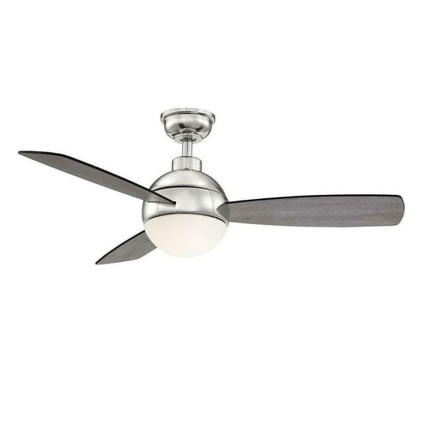 Home Decorators Collection Alisio 44 In Led Polished Nickel Ceiling Fan With Light And Remote Control New Open Box Com - What Is The Little Black Box In A Ceiling Fan