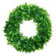 thumbnail image 5 of Fake Hoop Green Wreath Greenery Plant Decor Adorno de suspensión artificial para puerta de Navidad Noticed HA9034-00B, 5 of 6