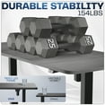 thumbnail image 2 of VIVO Electric 60” x 30” Stand Up Desk, Dark Gray Table Top, Black Frame, 2 of 8