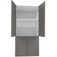 thumbnail image 1 of Armoire de Garde-Manger Démontable 24 Pouces - Gris Huître, 1 of 1
