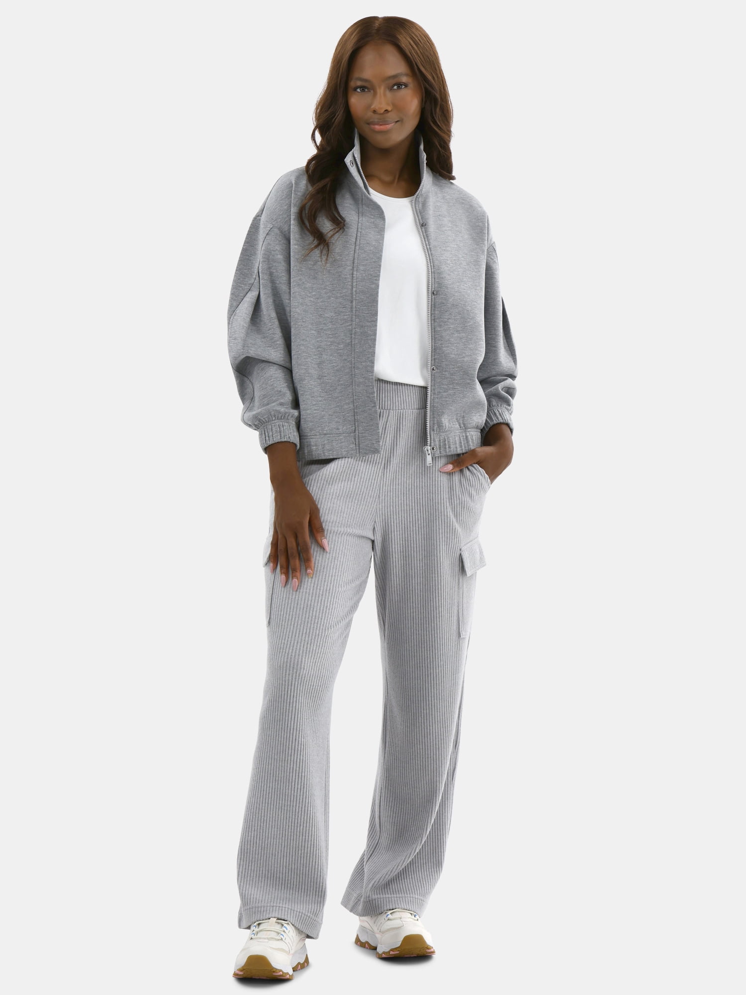 Avia Women's Zip Knit Jacket, Sizes XS-XXXL