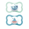 thumbnail image 1 of Chupete de Silicona MAM Azul de 6 Meses en Adelante 2 Unidades, 1 of 9