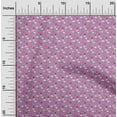 thumbnail image 2 of oneOone Viscose Chiffon Purple Fabric Kids Dress Material Fabric Print Fabric By The Yard 42 Inch Wide, 2 of 5