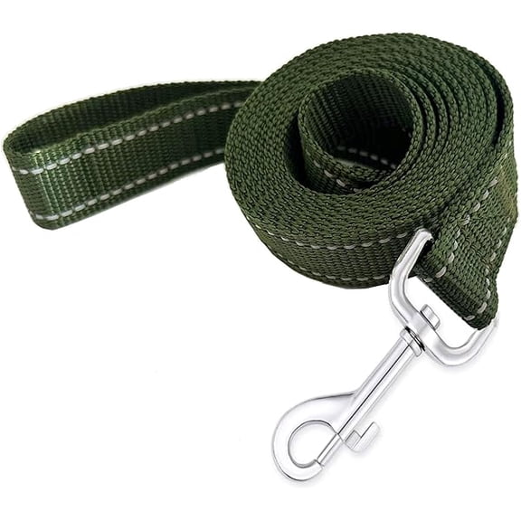 Eryueer Reflective Dog Leash 7Ft /8 Feet Long, 1 Inch Wide, for Small and Medium Dogs