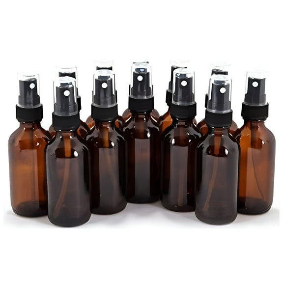 ACDANC 10/15/20/30/50/100ML Empty Amber Glass Bottle Essential Oil Mist Spray Container