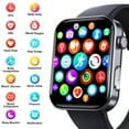 thumbnail image 4 of LAATIKUI F300 smart watch, Bluetooth GPS men and women sports outdoor waterproof mode, 2.1-inch fitness exercise tracker, call/smart reminder, 4 of 25