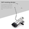 thumbnail image 5 of Hanger Clamp Hooks 20 Pieces Portable Laundry Hook Starter Clips Hook Stainless Steel Multipurpose Hooks Metal Clothes Hook for Pants Shoes Towel, 5 of 5