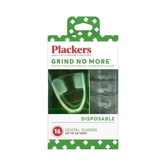 Plackers Grind No More Dental Night Guard, 16 Count