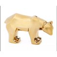 thumbnail image 1 of Holiday Lane Shine Bright Gold-Tone Bear Decor, 1 of 1