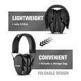 thumbnail image 5 of ZOHAN EM018 NRR 27dB Shooting Ear Protection Noise Cancelling Safety Muffs for Shooting, Hunting, 5 of 7